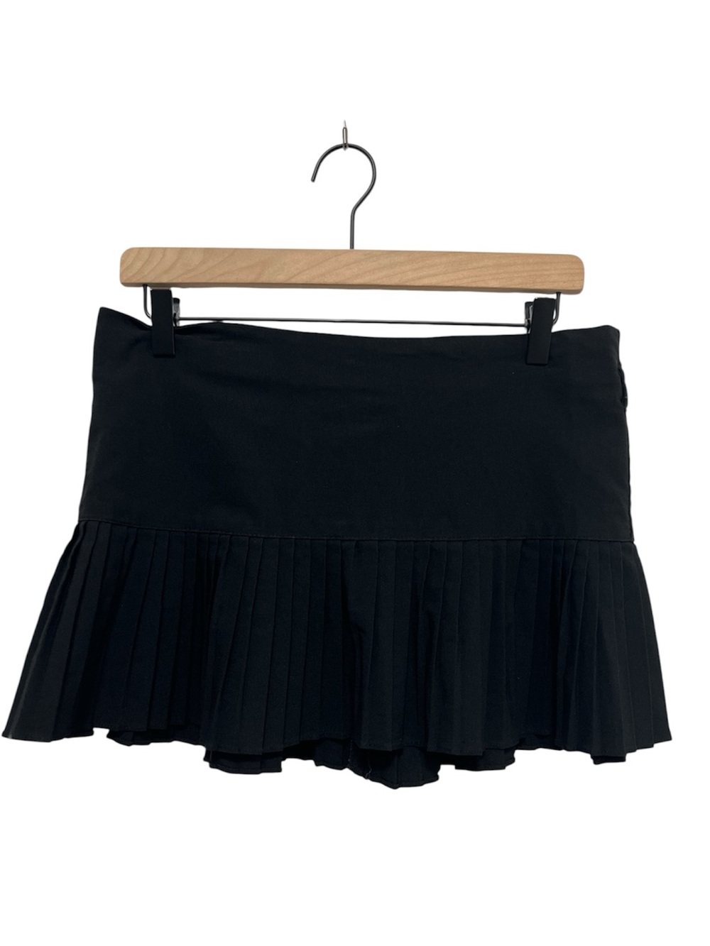 Vintage 2000s Black Pleated Mini Skirt By Charlotte Russe